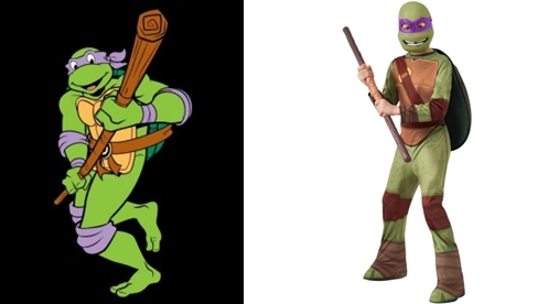 Disfraz tortuga ninja donatello