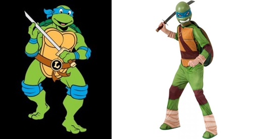 Disfraz de tortuga ninja leonardo