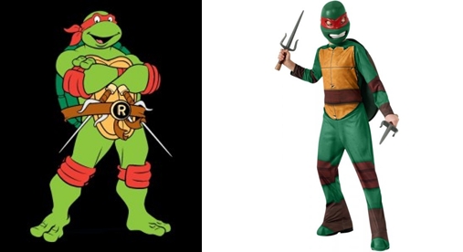 Disfraz tortuga ninja raphael