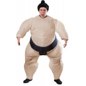 Disfraz luchador sumo hinchable