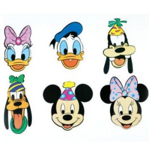 Careta carton disney (pack de 4 unid.)