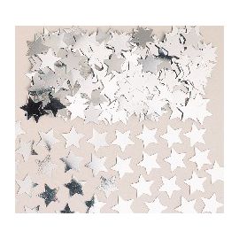 Confetti estrellas plata 14 gr.