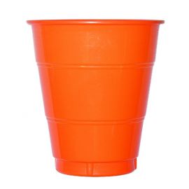 Vaso grande naranja (10 unid.)