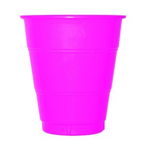 Vaso grande fucsia (10 unid.)