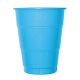 Vaso grande azul caribe (10 unid)
