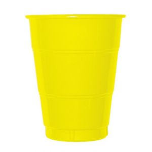 Vaso grande amarillo (10 unid)