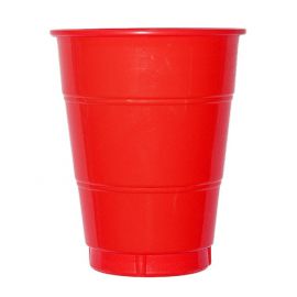 Vaso grande rojo (10 unid)