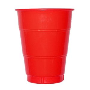 Vaso grande rojo (10 unid)