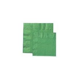 Servilletas 33x33 verdes (20 unid.)