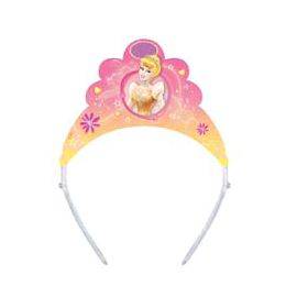 Tiaras princesas disney golden (6 unid)