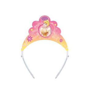 Tiaras princesas disney golden (6 unid)