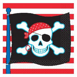 Servilletas piratas (16 unid)