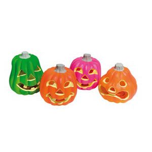 Calabaza neon con luz