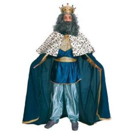Disfraz rey mago adulto bt azul