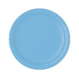 Platos azul pastel 22,5 cm (10 uds)