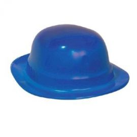 Sombrero bombin unicolor azul