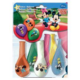 Globos mickey color (6 uds)