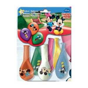 Globos mickey color (6 uds)