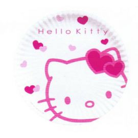 Platos hello kitty 23 cm (10 uds)