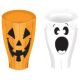 Vaso halloween surt. 