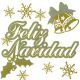 Adhesivo feliz navidad