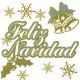 Adhesivo feliz navidad