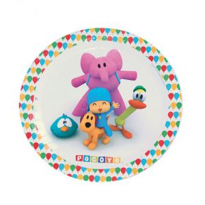 Platos pocoyo 23 cm (8 uds)