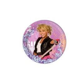 Platos hannah montana 23 cm (8 uds)