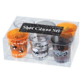 Vasos halloween chupito (6 uds)