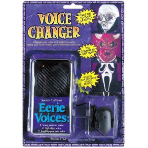 Distorsionador de voz halloween