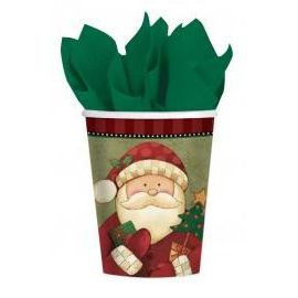 Vasos cozy santa (8 uds)