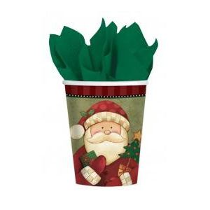 Vasos cozy santa (8 uds)