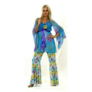 Disfraz hippie mujer bt