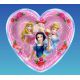 Platos princesas corazon 18 cm (8 uds)