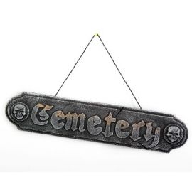 Cartel cementerio 