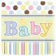 Platos baby shower 17,7 cm (18 uds)