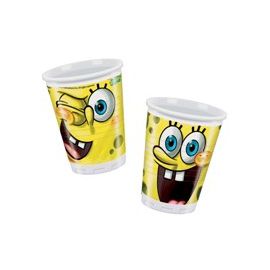 Vasos bob esponja (10 unid)