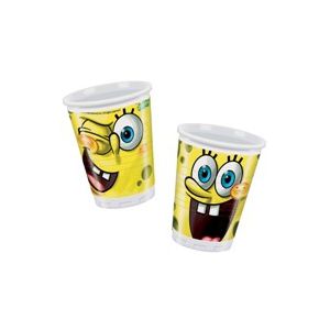 Vasos bob esponja (10 unid)