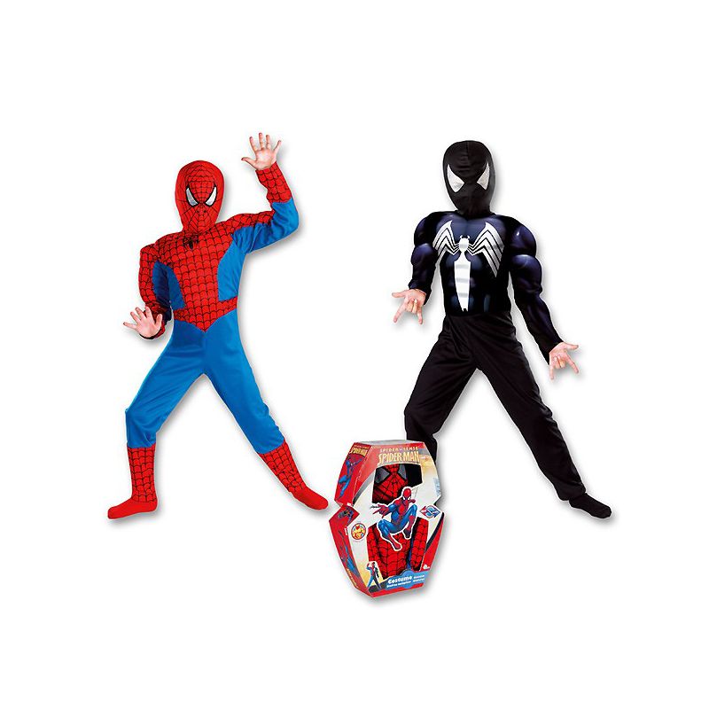 Disfraz spiderman musculos reversible 