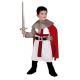 Disfraz caballero medieval cruzado niño