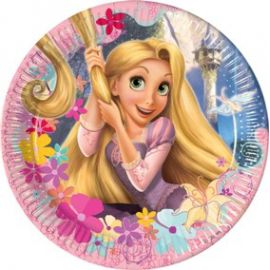 Platos princesa rapunzel (10 uds)