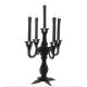 Candelabro negro 33x42 cm