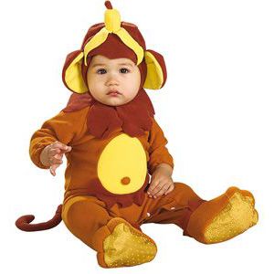 Disfraz bebe que monoo (pelele) 