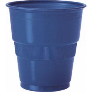 Vaso grande azul marino (12 unid.)