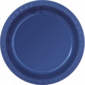Platos azul marino 23 cm (8 unid)