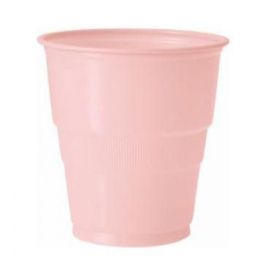 Vaso grande rosa pastel (12 unid.)
