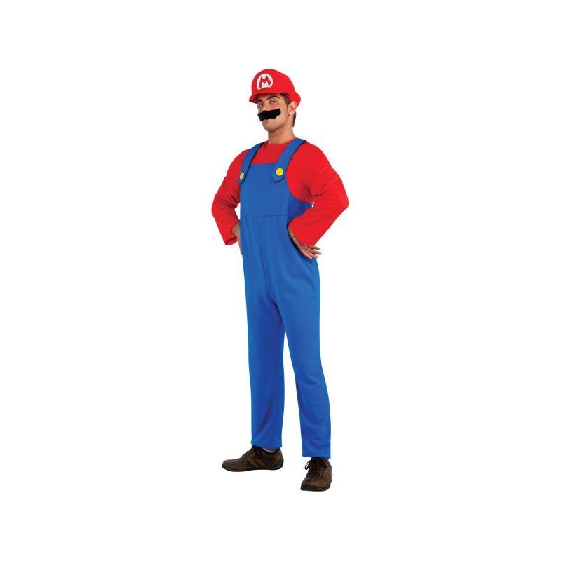 Obligar Disminución Bombero Disfraz Super Mario Bros adulto - Barullo.com