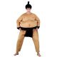 Disfraz luchador sumo con peluca