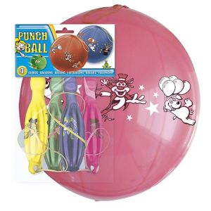 Globos punch ball (pack 4 unid.)