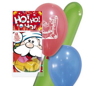 Globos navidad (pack 12 und.)